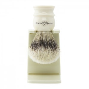 Edwin Jagger SilverTip Badger Brush & Stand - 1EJ467SDS