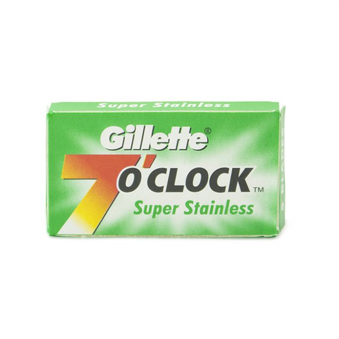 Gillette 7 O'Clock Safety Razors Green Box