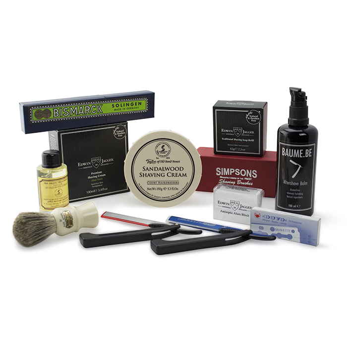 Beard kit with straight razor best sale