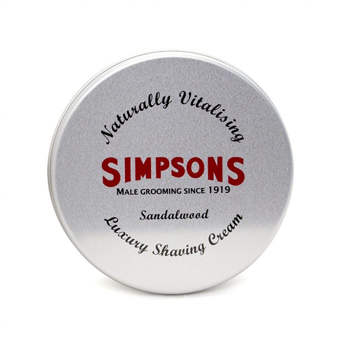 Simpsons Shaving Cream - Sandalwood