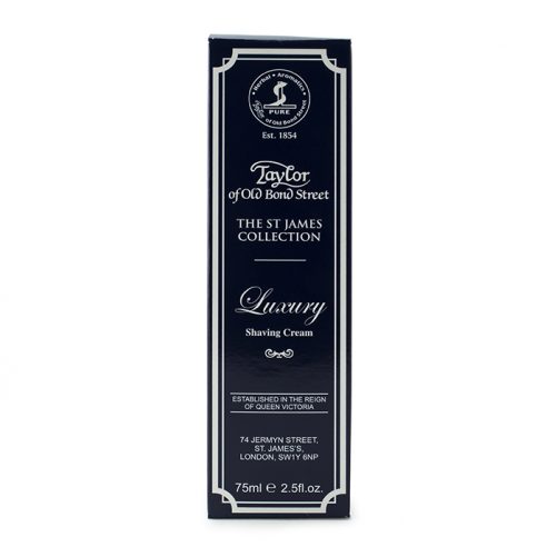 Taylor of Old Bond Street Shaving Cream Tube - St James Collection